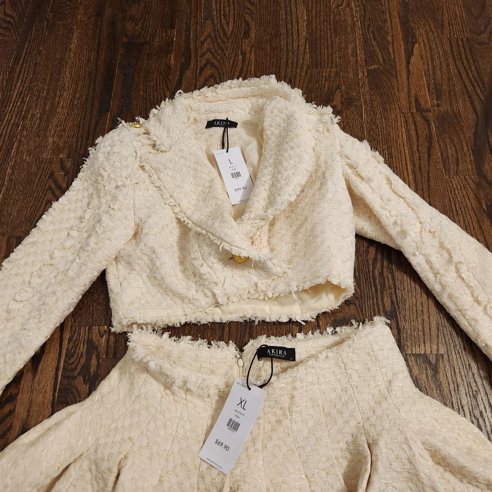 Nwt Akira Quinn Blazer And Skirt Set - Picture 8 of 9